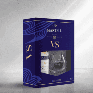 Martell VS konjak poklon paket s 2 čaše