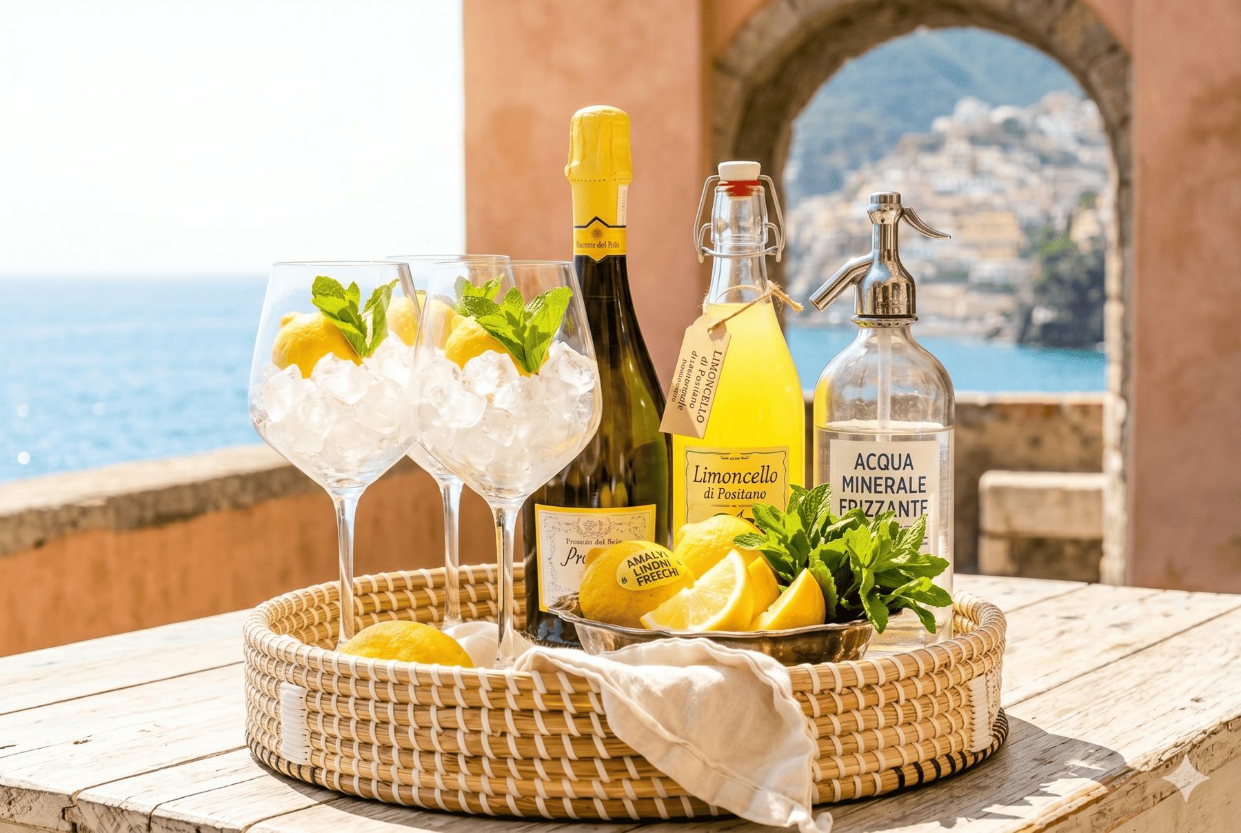 Limoncello spritz